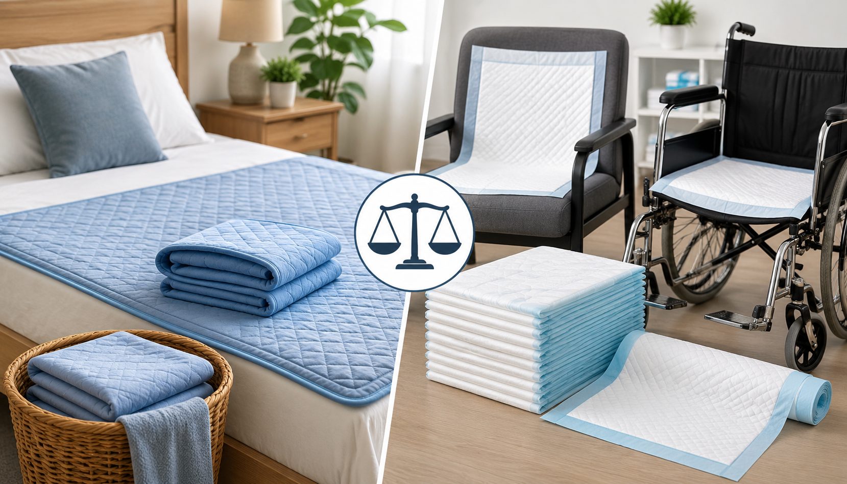 Washable vs Disposable Underpads Which Is Better for Beds, Chairs, and Wheelchairs