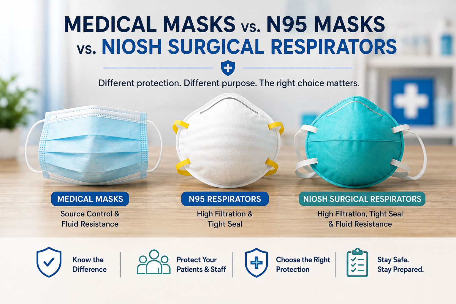 Medical Masks vs N95 masks